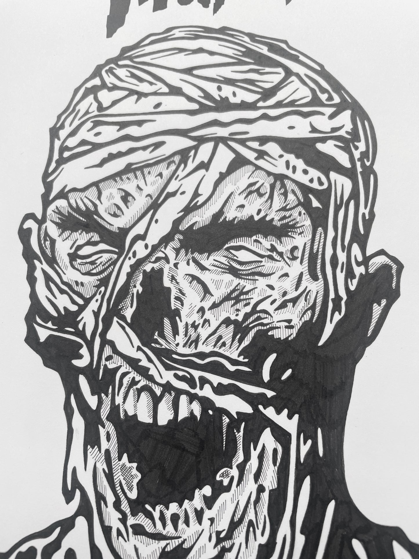 THE MUMMY #1 SKETCH COVER