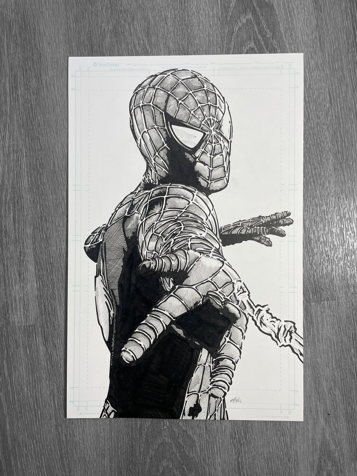 SPIDER-MAN A4 ART PRINT