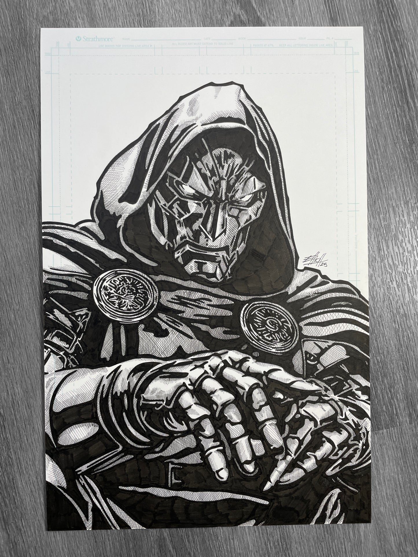 DOCTOR DOOM ORIGINAL ART