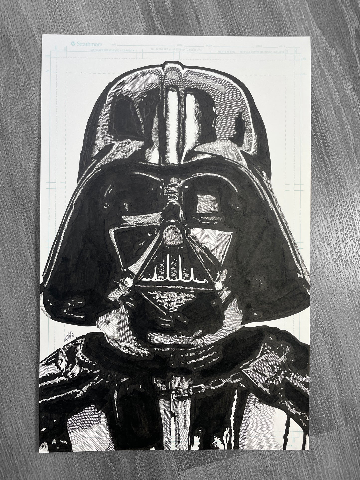 DARTH VADER A4 PRINT