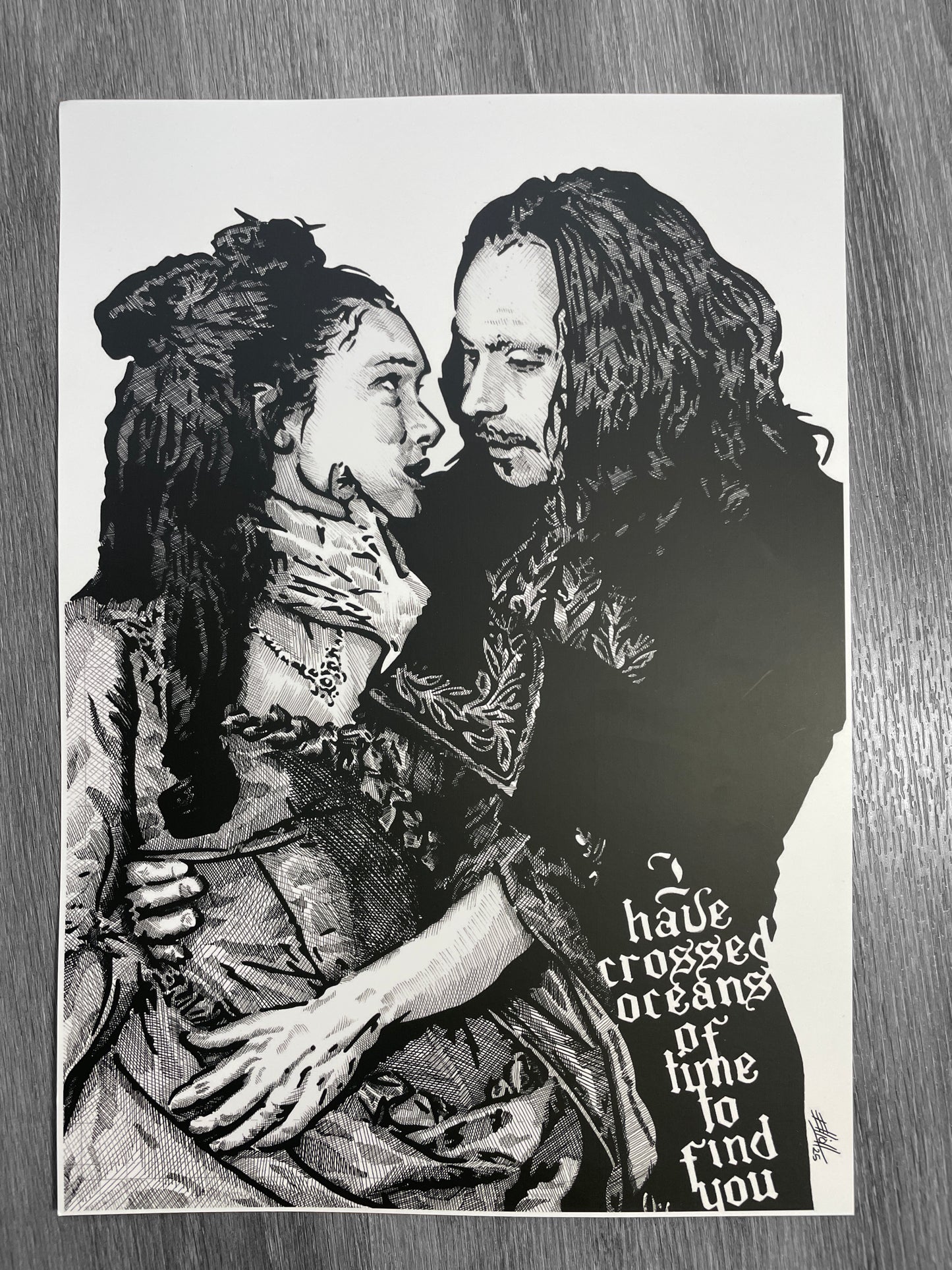DRACULA & MINA A3 ART PRINTS