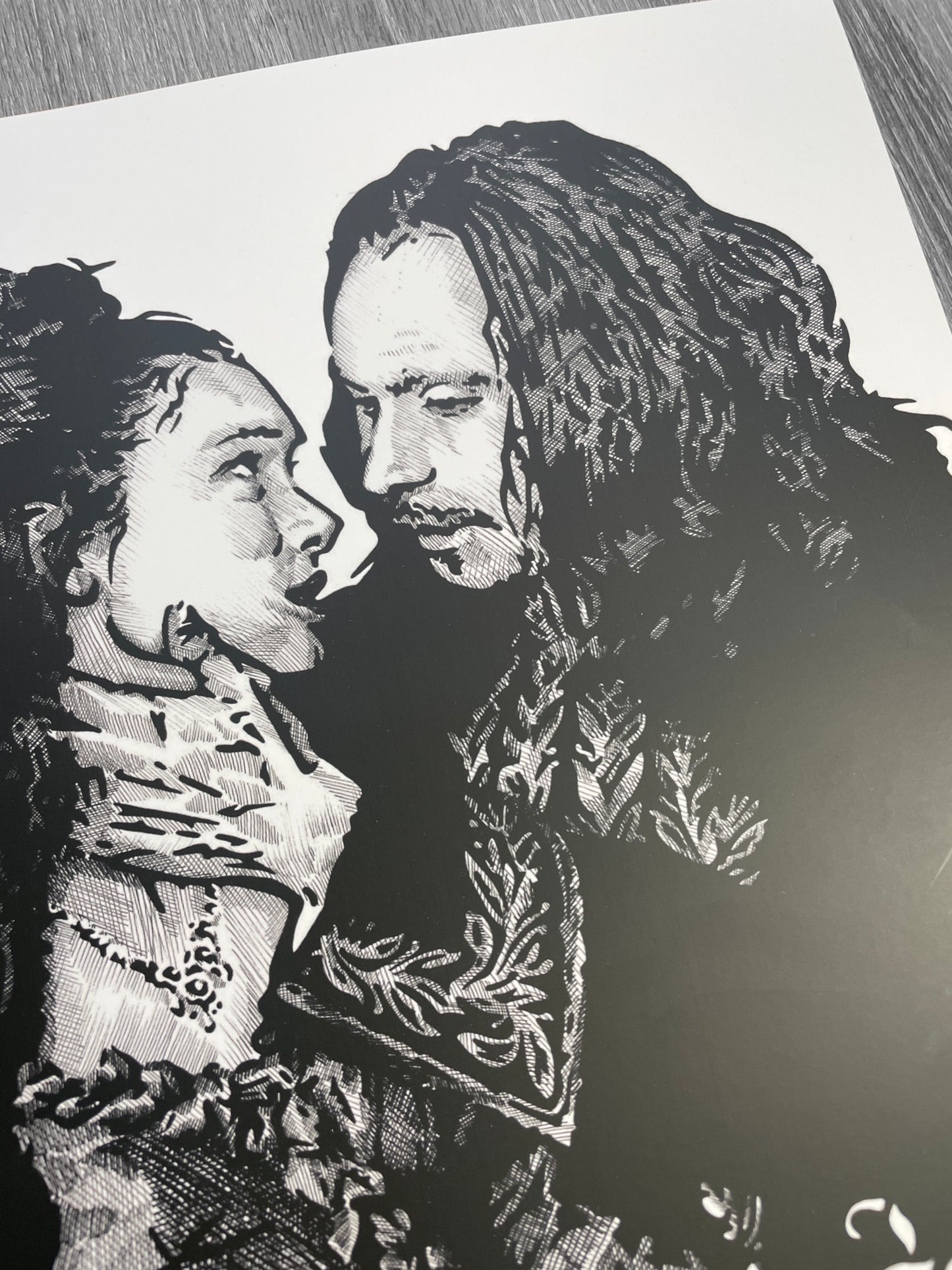 DRACULA & MINA A3 ART PRINTS