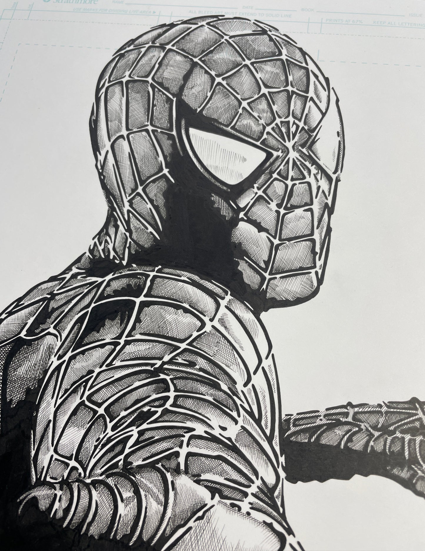 SPIDER-MAN A4 ART PRINT