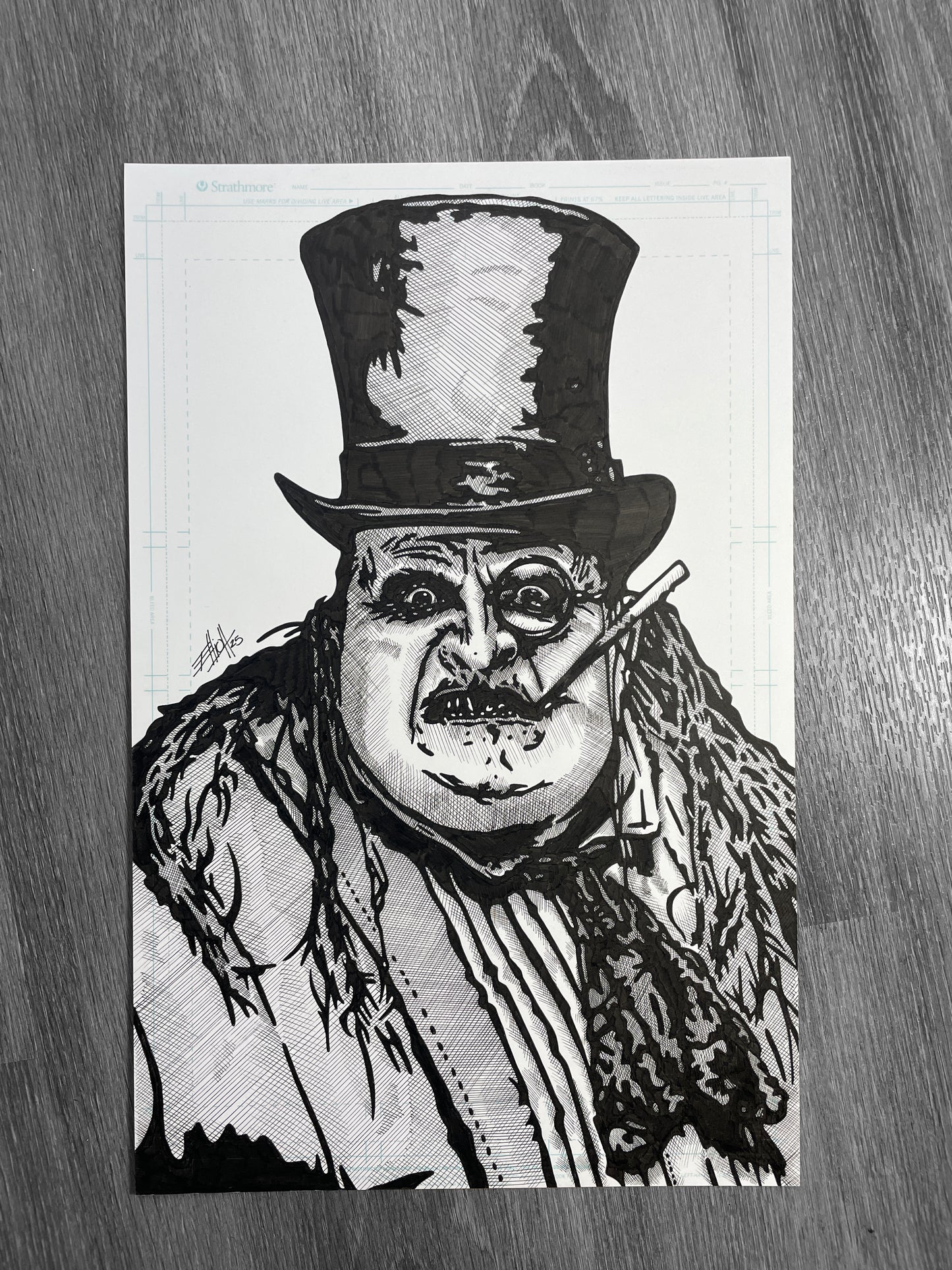 THE PENGUIN A4 PRINT